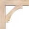 Ekena Millwork Imperial Block Smooth Bracket w/ Offset Brace, Douglas Fir, 7 1/2"W x 30"D x 30"H BKT0806X30X30IMP05SDF - alternate 4